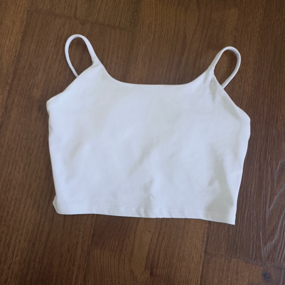 White Women's Crop Top
